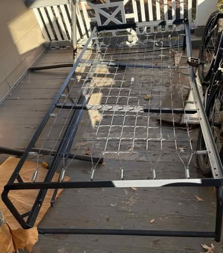 Photo of free Unusable bed frame for scrap metal (Highland Park) #1