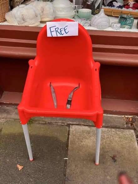 Photo of free Baby chair (6A Grange Road EH9) #1