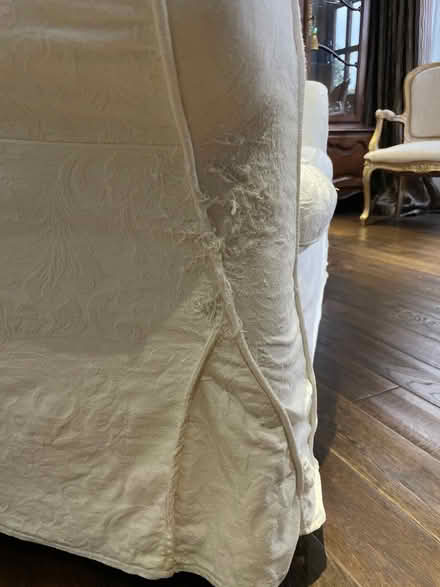 Photo of free Clean Settee/sofa (Hinstock) #2