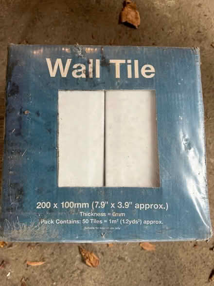 Photo of free Packet of white wall tiles (North Road) #1