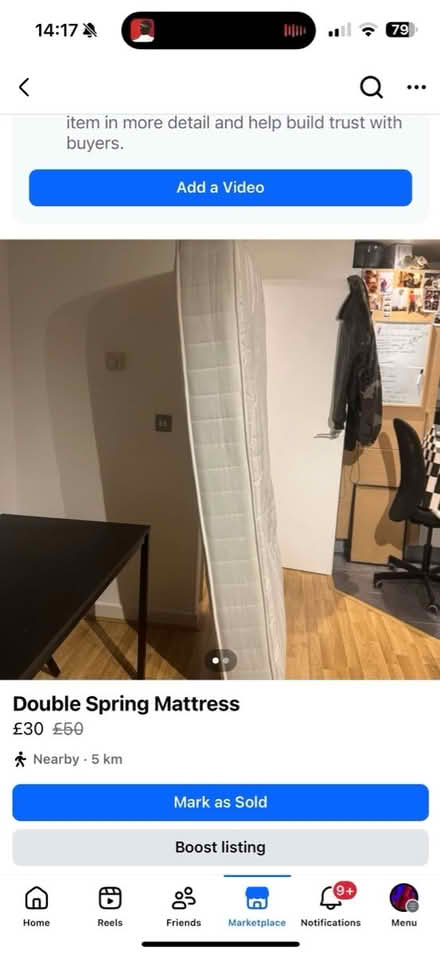 Photo of free Double spring mattress (Bow) #1