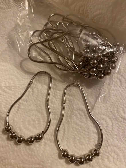 Photo of free Pack of 12 new shower curtain rings (Lightpill GL5) #1