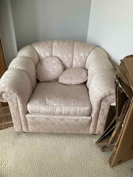 Photo of free Sofa and two chairs (Cardiff CF14 1BH) #2