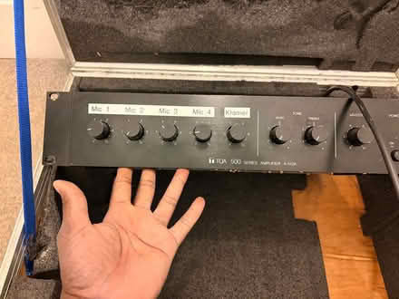 Photo of free Metal case & amplifier (Bracknell’s RG42) #4