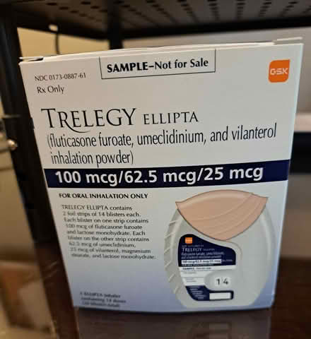 Photo of free Trelegy Ellipta inhaler NEW (Off Montevideo Dr., San Ramon) #1