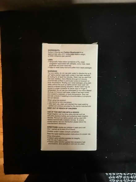 Photo of free Saline packets (Newtonville) #2