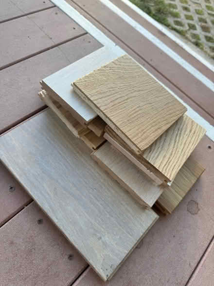 Photo of free Wood flooring scraps and samples (Mountain View Shoreline West) #1