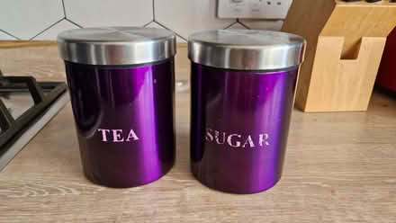 Photo of free Tea and sugar caddies (Stone Cross BN23) #1