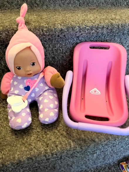 Photo of free Baby doll and doll car seat (Chapel Ash WV3) #2
