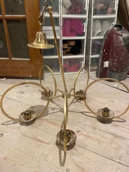 Photo of free Gold vintage ceiling light (Drimnagh) #1
