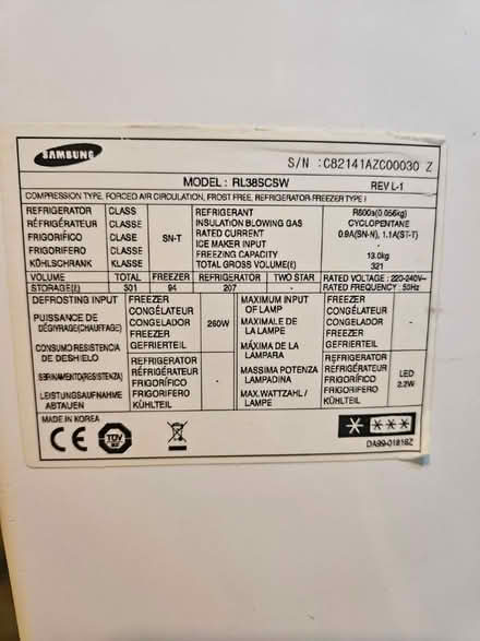Photo of free Samsung white fridge freezer (Stirchley) #4