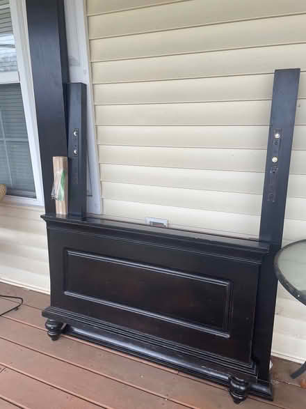 Photo of free Twin Bed Frame - black (New Paltz) #1