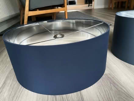 Photo of free Large ceiling light shade - Navy Blue (Kings Chase SO51) #1