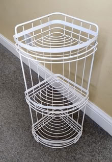 Photo of free Metal Corner 3 Shelf Unit (OX14 Long Wittenham) #1