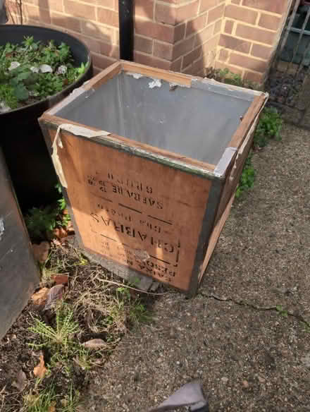 Photo of free Tea crate (Hanworth) #1