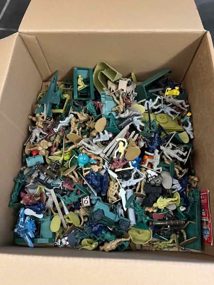 Photo of free Box of plastic toy soldiers and other bits (Highgate N6) #1
