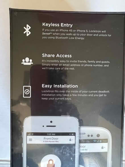 Photo of free Lockitron Smart Lock (Midtown Palo Alto) #2
