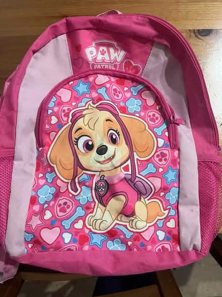 Photo of free Paw patrol backpack (Fairfield Park) #2