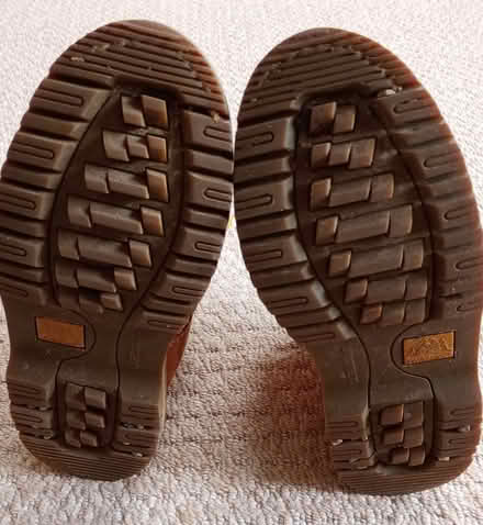 Photo of free Suede, steel toed work boots size 4/5 (Dane End SG12) #2