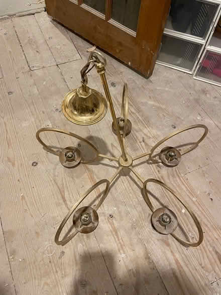 Photo of free Gold vintage ceiling light (Drimnagh) #3