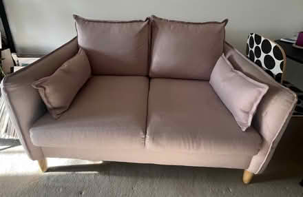 Photo of free 2 Seater Habitat Pink Sofa (Teddington TW11) #4