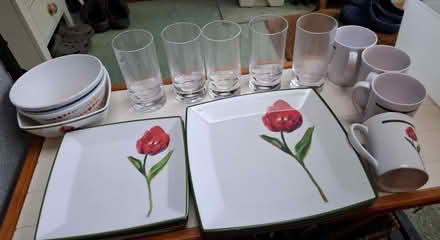 Photo of free Melamine picnic items. (Forest Green GL6) #1