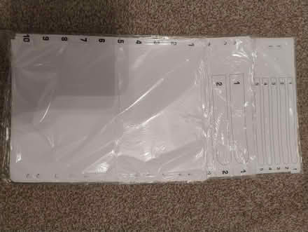 Photo of free Numbered folder dividers (Walderslade Bottom ME5) #1