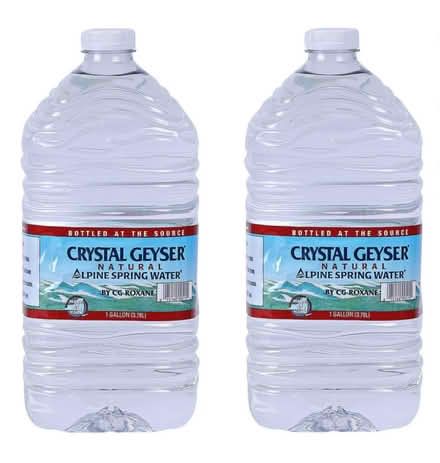 Photo of clear 1 gallon plastic bottles (Redwood City) #1