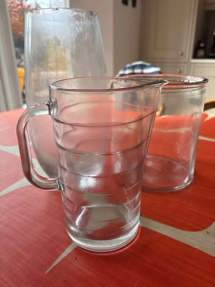 Photo of free Clear glass vases & jug (Boxmoor, Hemel Hempstead) #2