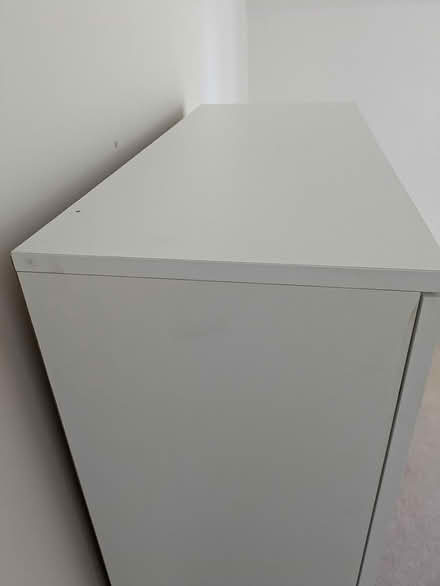 Photo of free Lockable white office cabinet (HR6 0EZ) #3