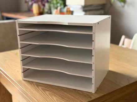 Photo of free Wooden desk / document organiser (Tanner St, SE1) #1