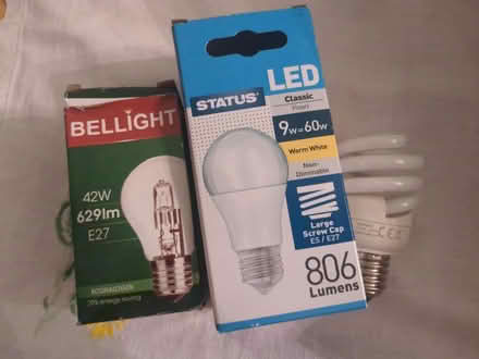 Photo of free 3 light bulbs (Leicester Forest East LE3) #1