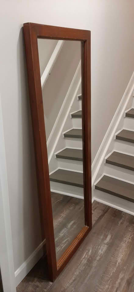 Photo of free Wooden Frame Mirror (Hazeldean / Castlefrank) #2