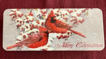 Photo of free Christmas Cardinal Tins (Cupertino - DeAnza and 280) #1