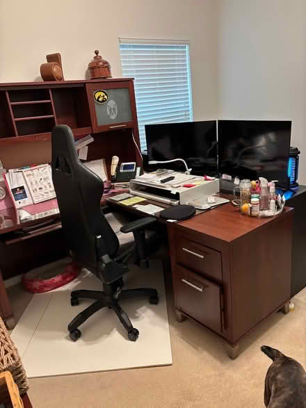 Photo of free L Shape Desk with Hutch (Sebastian) #3