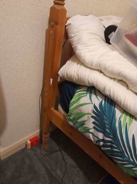 Photo of free Single bed and mattress (Stisted CM77) #1