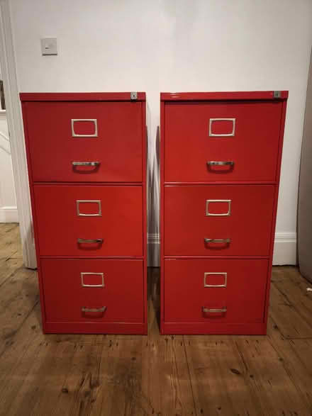Photo of free Red filing cabinets (Tulse hill) #1