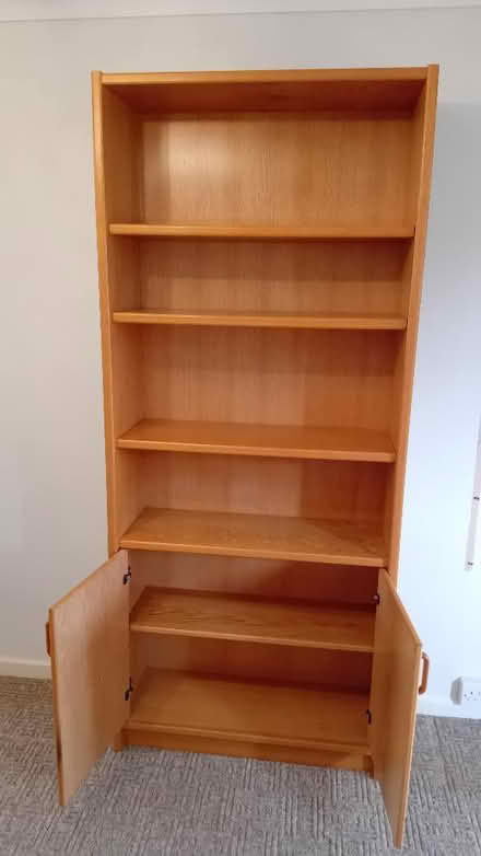 Photo of free 2 x Oak faced storage units (Garden City OX5) #3