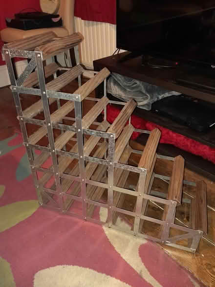 Photo of free Under stairs wine bottle rack (Newham E15 4) #1
