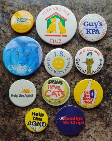 Photo of free Vintage badges - organisations (West Bedhampton) #1