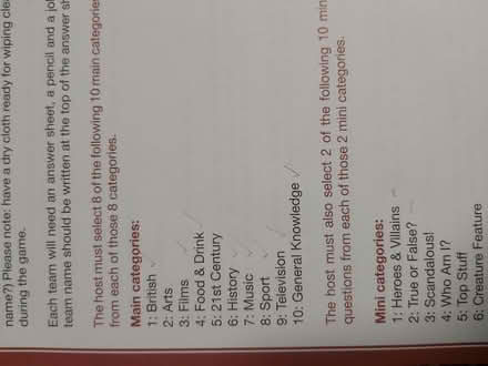 Photo of free M&S Pub Quiz Box (Woolton L25) #3