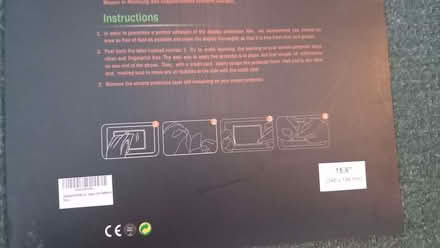 Photo of free Laptop screen protector 15.6" (Cranham Corner GL6) #2