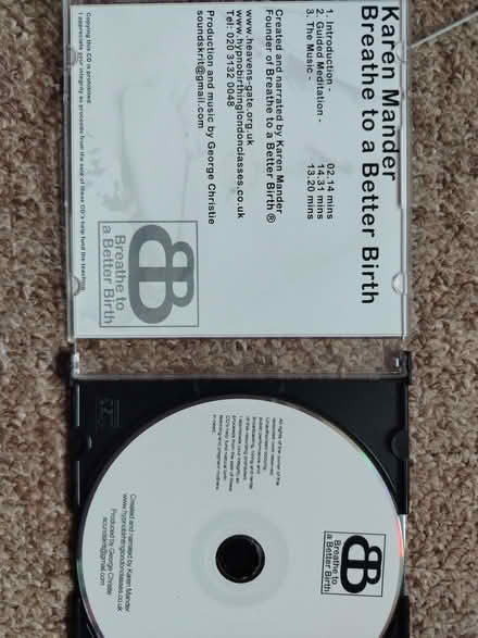 Photo of free Breathe to a better birth cd (Northcourt OX14) #2