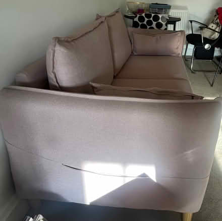 Photo of free 2 Seater Habitat Pink Sofa (Teddington TW11) #3