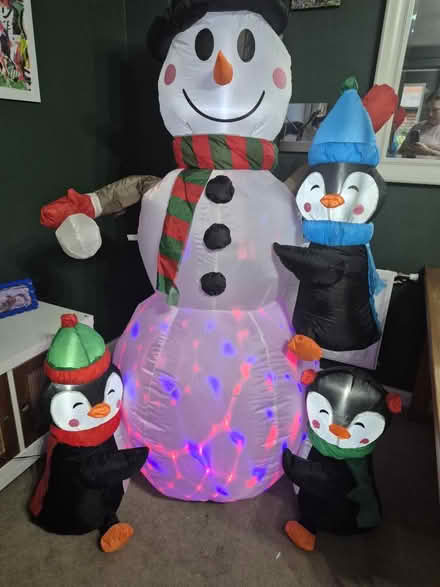 Photo of free Inflatable light up snowman (RG2 Shinfield) #1