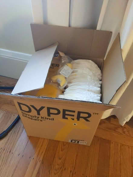 Photo of free Dyper newborn compostable diapers (Elmwood) #1