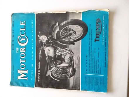 Photo of free Motor Cycling Magazines from 1955 to 1957 (Dunblane FK15) #2