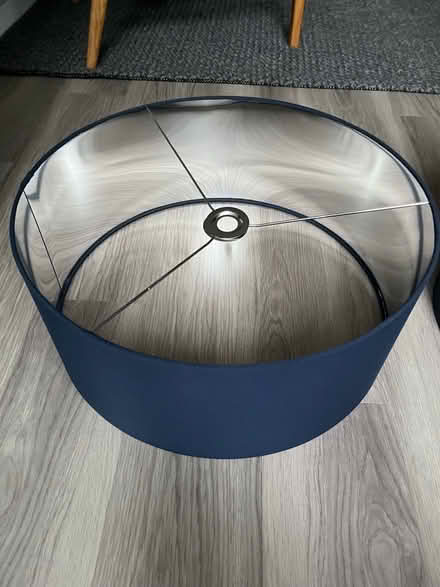 Photo of free Large ceiling light shade - Navy Blue (Kings Chase SO51) #2