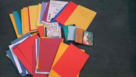 Photo of free Assorted work and notebooks - partially marked (Cranham Corner GL6) #1