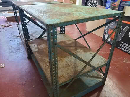 Photo of free Metal shelving (Methuen, MA) #2
